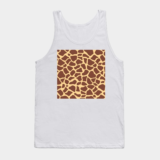 Giraffe print Tank Top by Cathalo